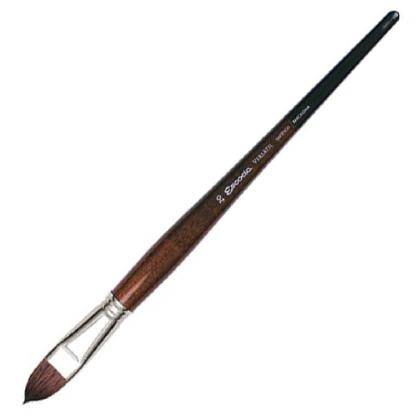 Кисть "Escoda Versatil Brush L/H " синтетика, темно-коричневый, плоская, №20