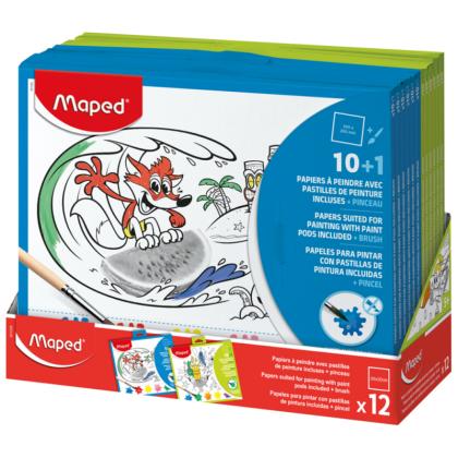 Набор для творчества “Maped Creative” раскраска с кисточкой