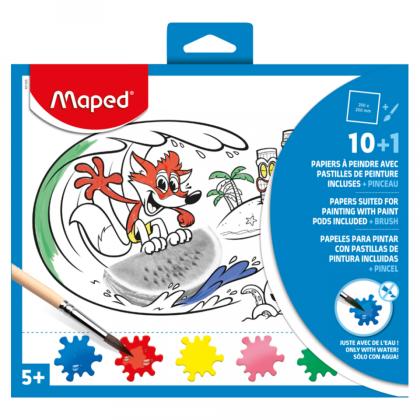 Набор для творчества “Maped Creative” раскраска с кисточкой