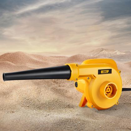 Воздуходувка "Deli GF35-E1" сетевая, 600 Вт, 6 скор., коробка, желтая