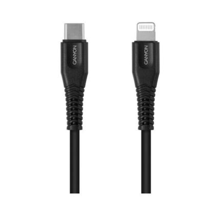 кабель CNS-MFIC4B (Type C to Lightning cable) MFI, Canyon 1,2 m, Black
