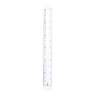 Линейка 30 см "Deli EG00312" пласт., прозрачный