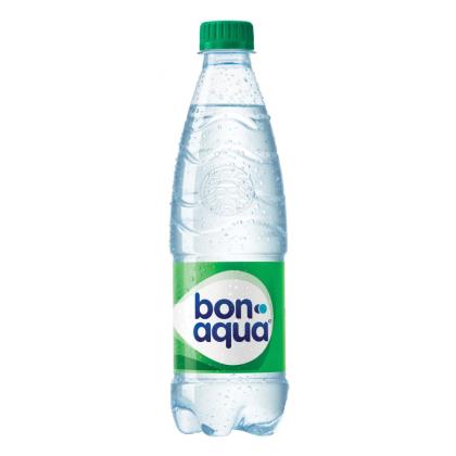 Вода питьевая "Bonaqua" сильногазир., 0,5 л., пласт. бутылка