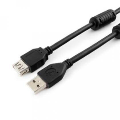 Кабель-удлинитель Cablexpert CCF2-USB2-AMAF-6 USB2.0 AM/AF 1.8м черный
