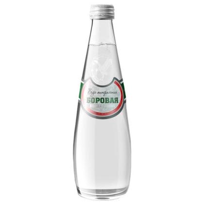 Вода минеральная "Боровая" негазир., 0,33 л., стекл. бутылка